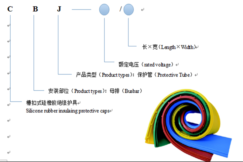 槽扣式硅橡膠母排保護(hù)管